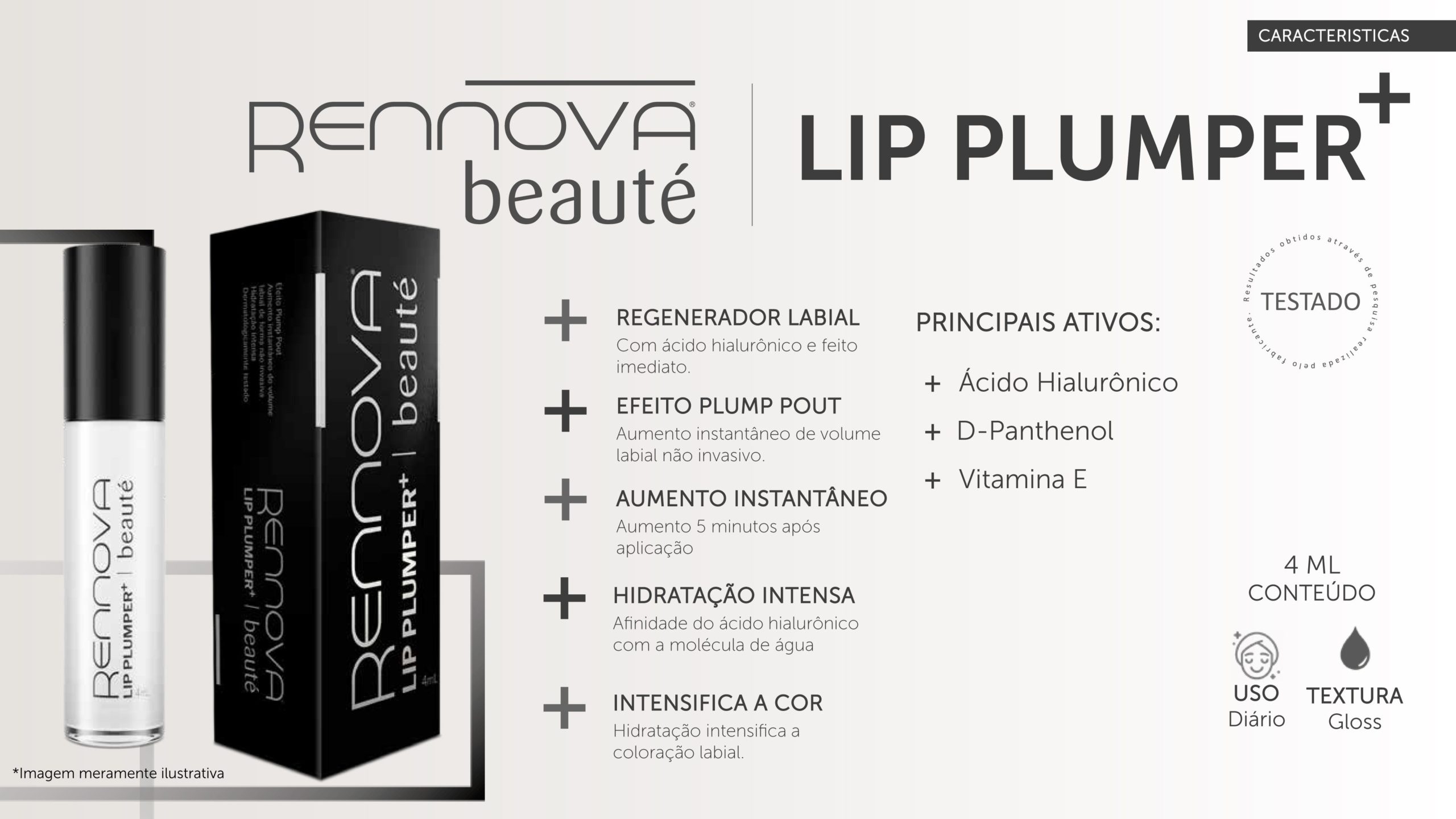 lip Plumper 4ml Rennova Beauté